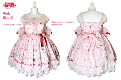 deposit preorder | sugar bunnies rose garden teatime Jumperskirt + KC Set | delivery in June 2025