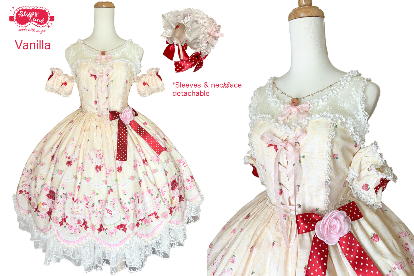 deposit preorder | sugar bunnies rose garden teatime Jumperskirt + KC Set | delivery in June 2025