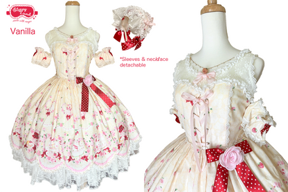 deposit preorder | sugar bunnies rose garden teatime Jumperskirt + KC Set | delivery in June 2025