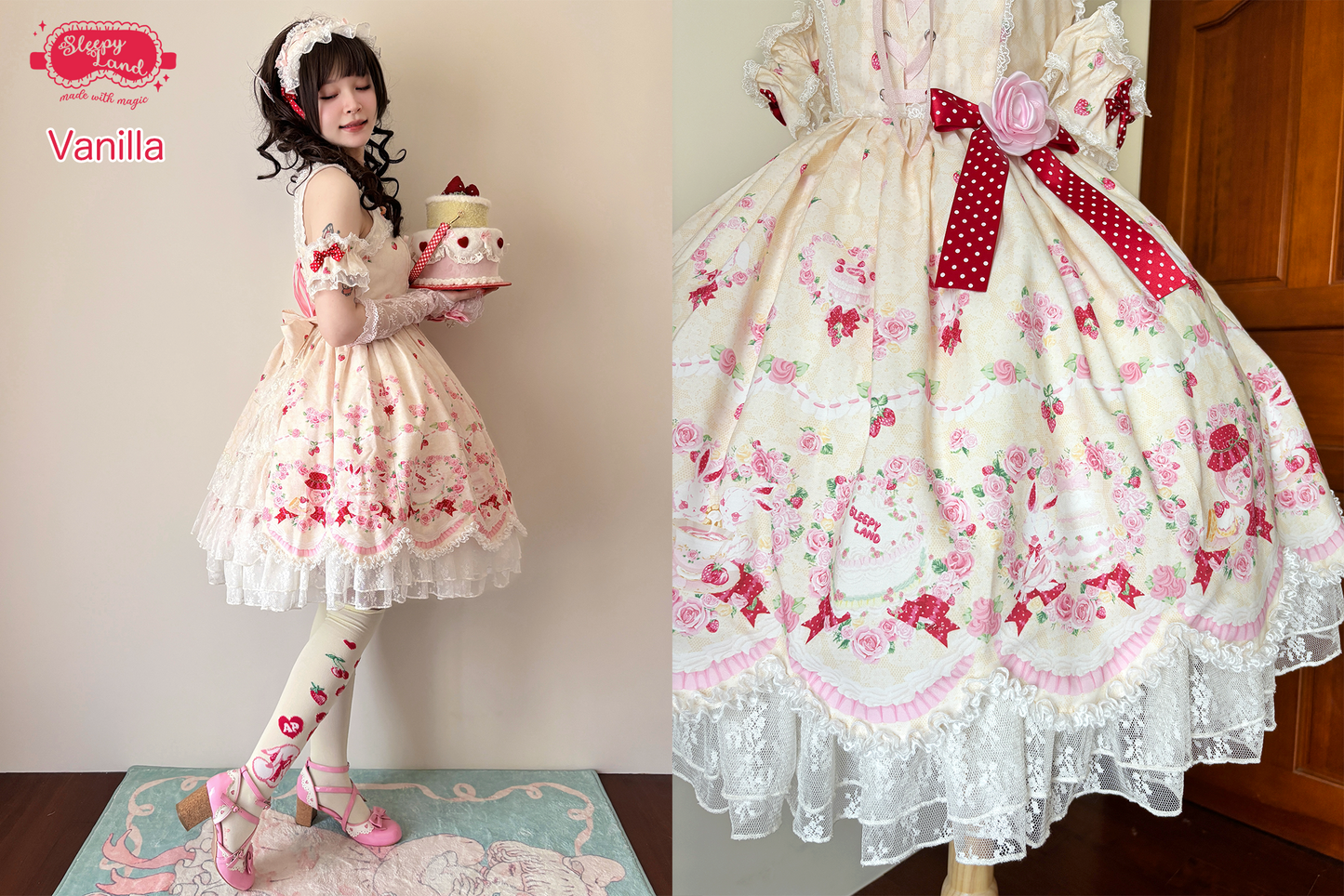 full price preorder | sugar bunnies rose garden teatime Jumperskirt + KC Set | delivery in June 2025