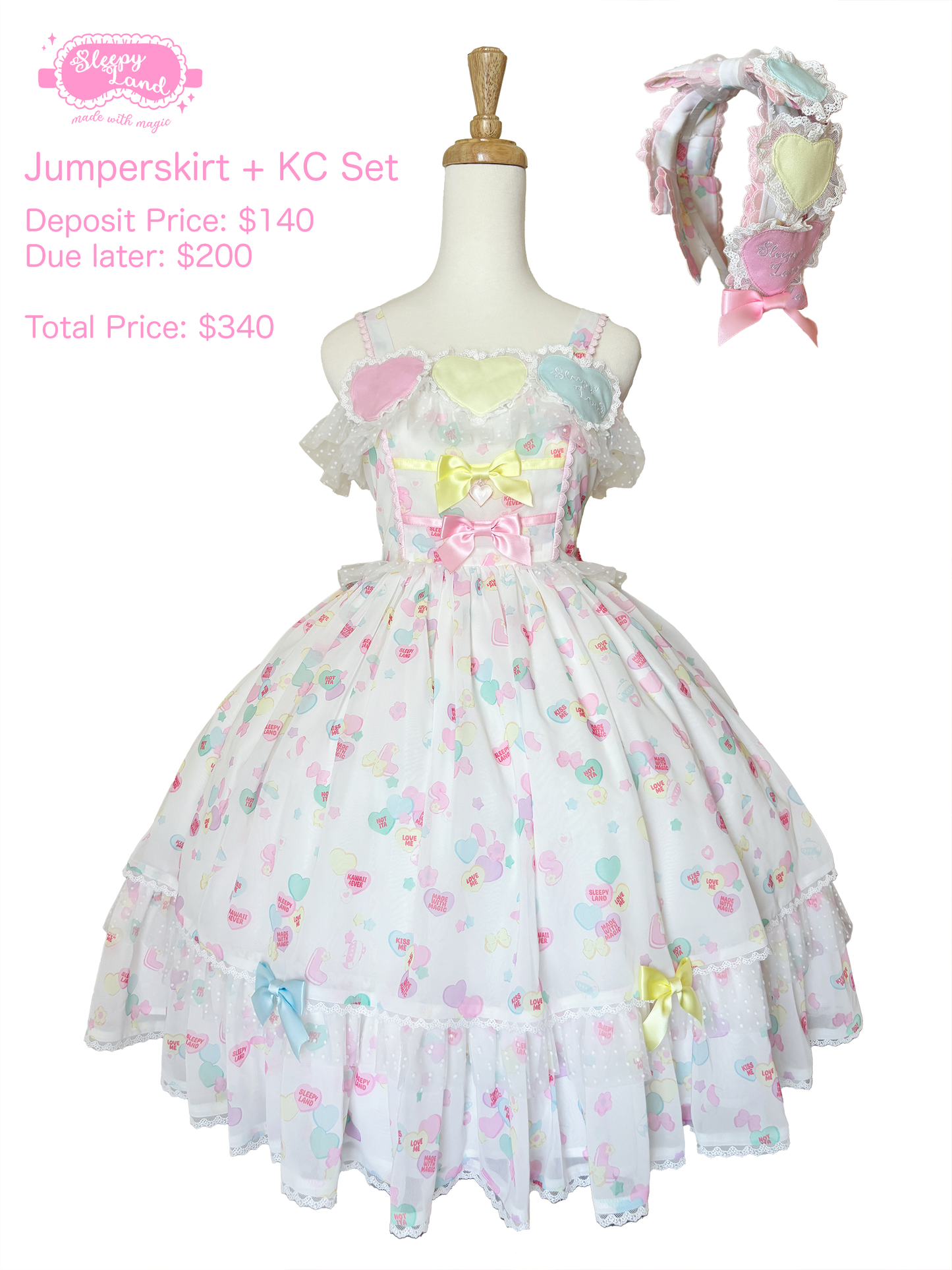 full price | sweetie marshmallows Jumperskirt + KC Set | delivery in February 2025