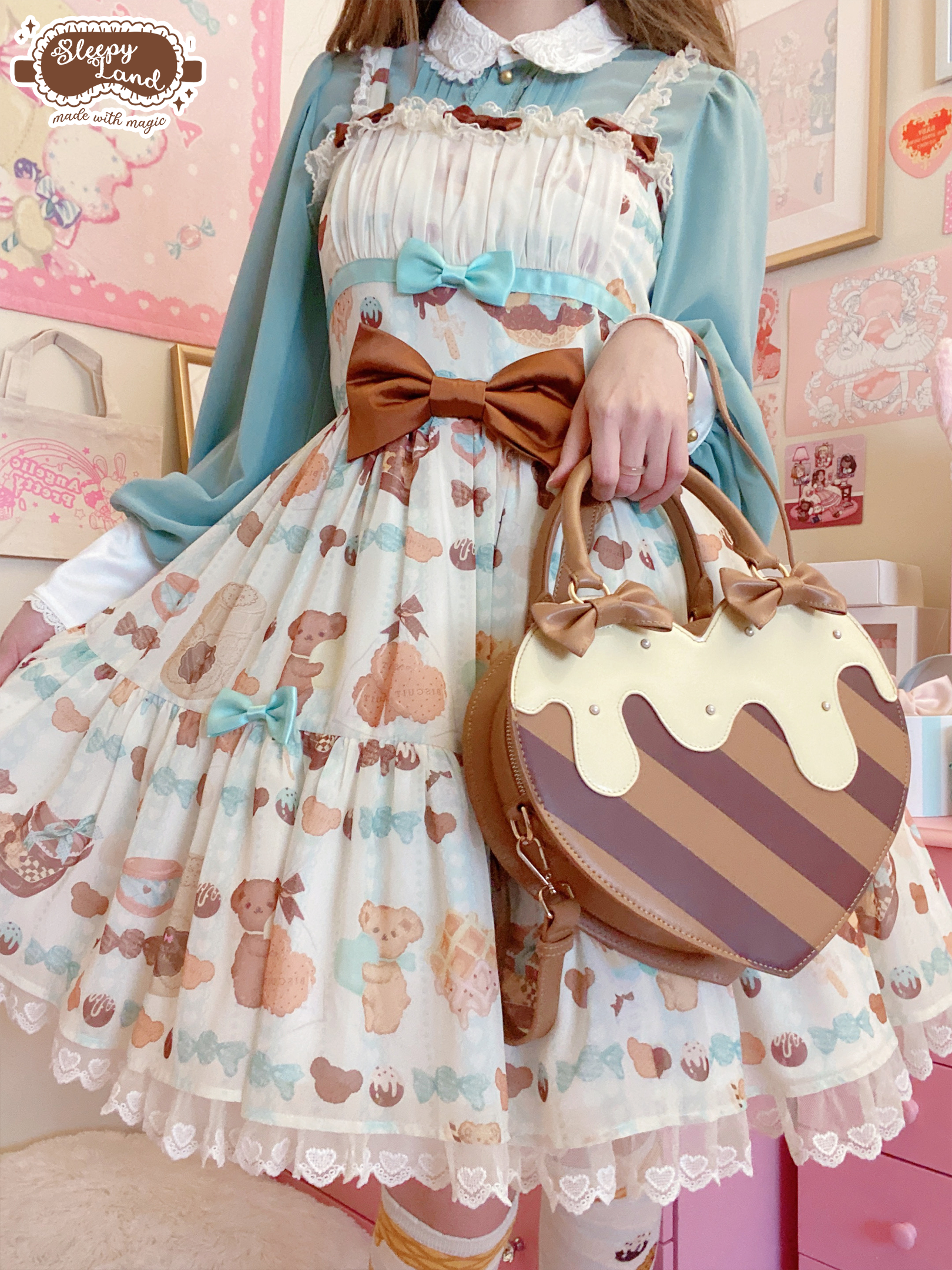 Cute Star Shape Purses And Handbags For Women Lolita Totes Kawaii